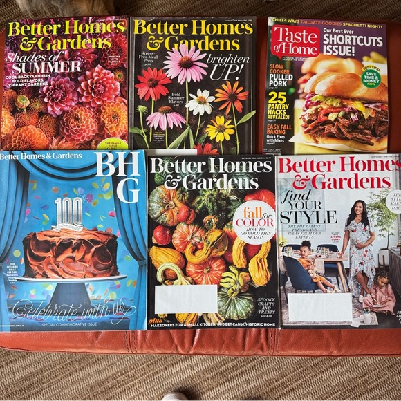 Better Homes And Gardens Other - Bundle of 6 Past Issues Magazines- Better Homes and Gardens and Taste of Home